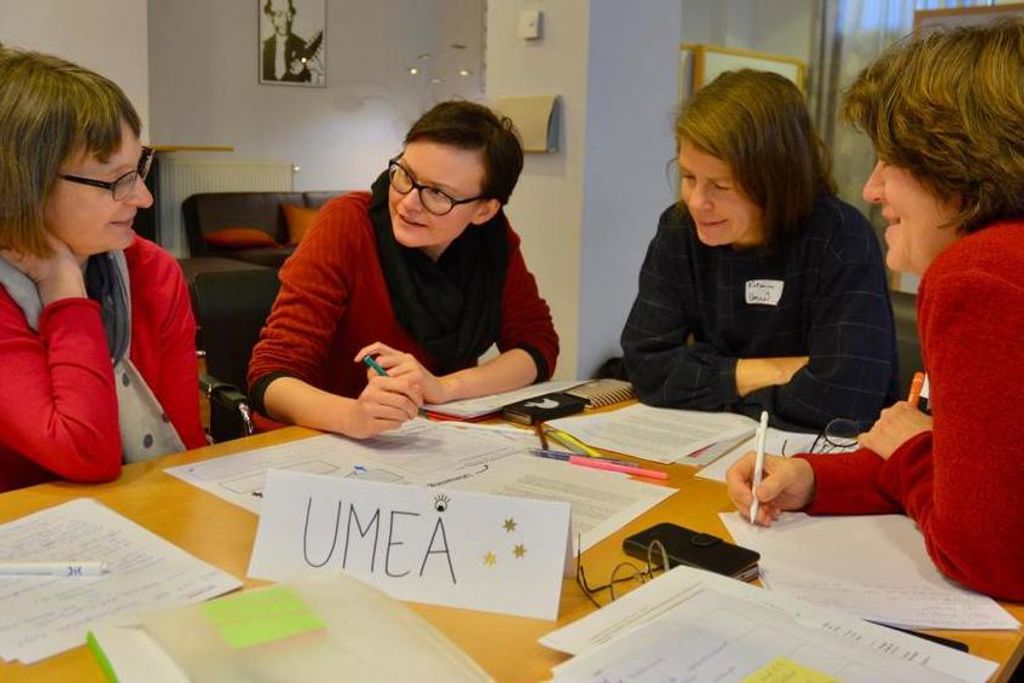 Umeås Idélabbet-team workshoppar